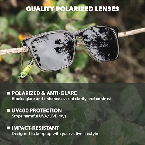 Image of Knockaround Square Polarized Sunglasses for Men & Women - UV400 Protection