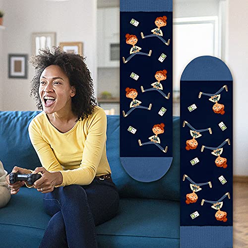 Gaming Sokken Heren Dames - Do Not Disturb I'm Gaming Socks -Vaderdag Kerst Cadeau voor Mannen Vrouwen Tieners - Christmas Fathers Day Novelty Funny Gifts for Men Women Game Socks for Daddy Teen Boy - Afbeelding 5