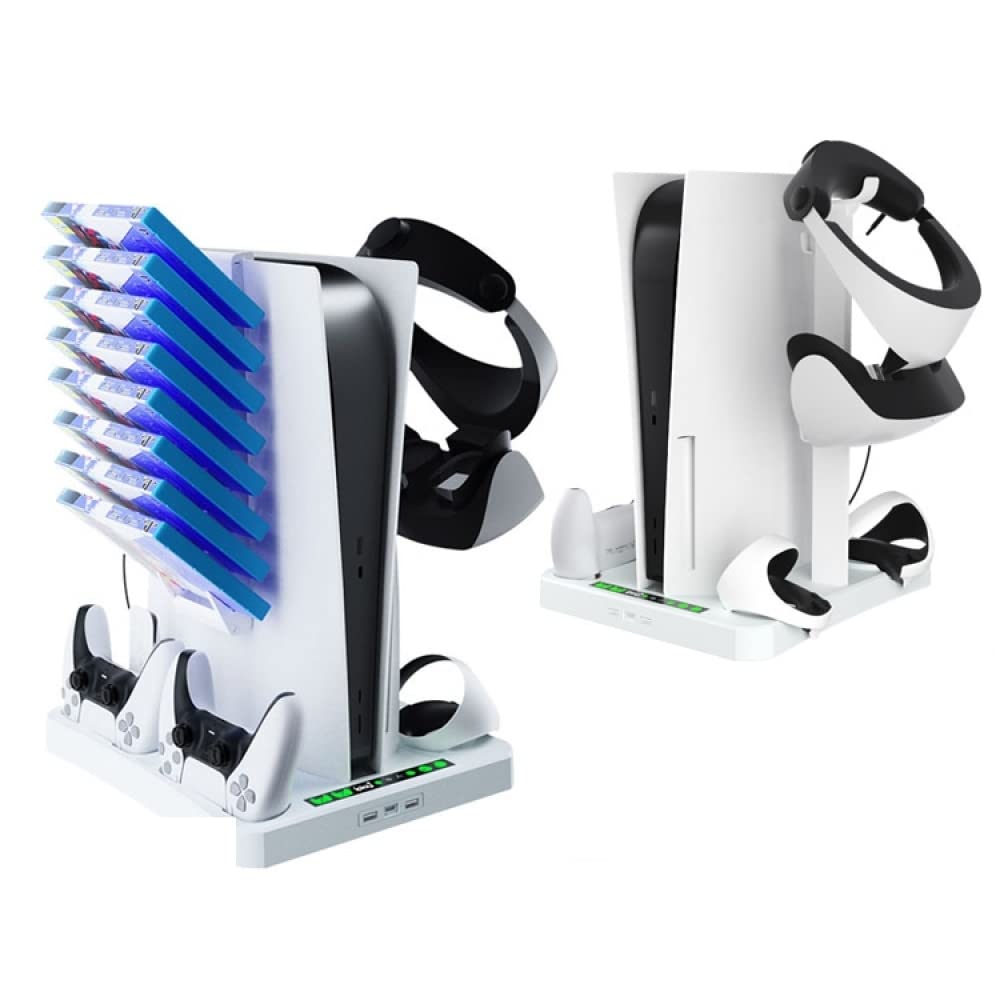 Amazon.co.jp: for PS5 スタンド 縦置き 冷却ファンfor PS5/PSVR2冷却  