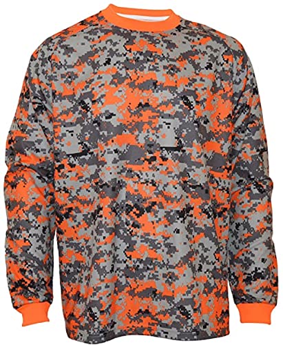 1 Stop Soccer Youth Goalkeeper Goalie Shirt (Orange, Youth X Large)