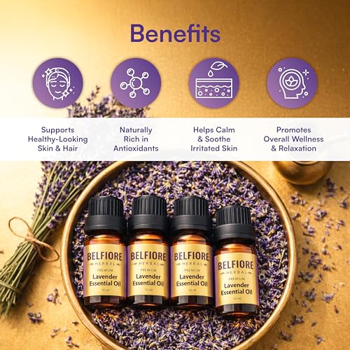 Aceite esencial de lavanda 100% puro y orgánico 10 ml miniatura 5