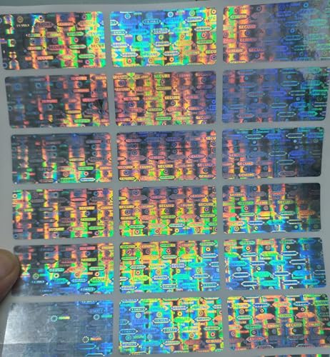 Image of LEPAH Hologram Sticker Secure Genuine, 180 Pcs, 25mmx50mm | VOID Tamper Evident