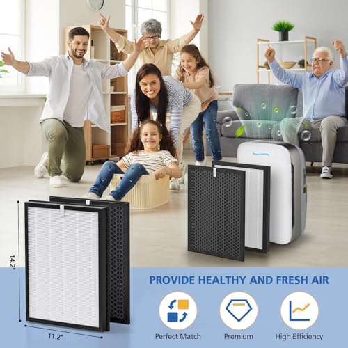 Image of AP-B102 Replacement Filter Set for Alexapure Breeze AP-B102 Air Purifier