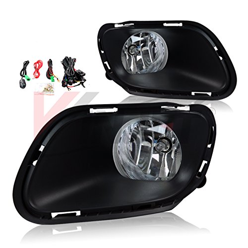 For 2014-2016 Jeep Cherokee Fog Lights +Wiring Kit +Switch Complete SET