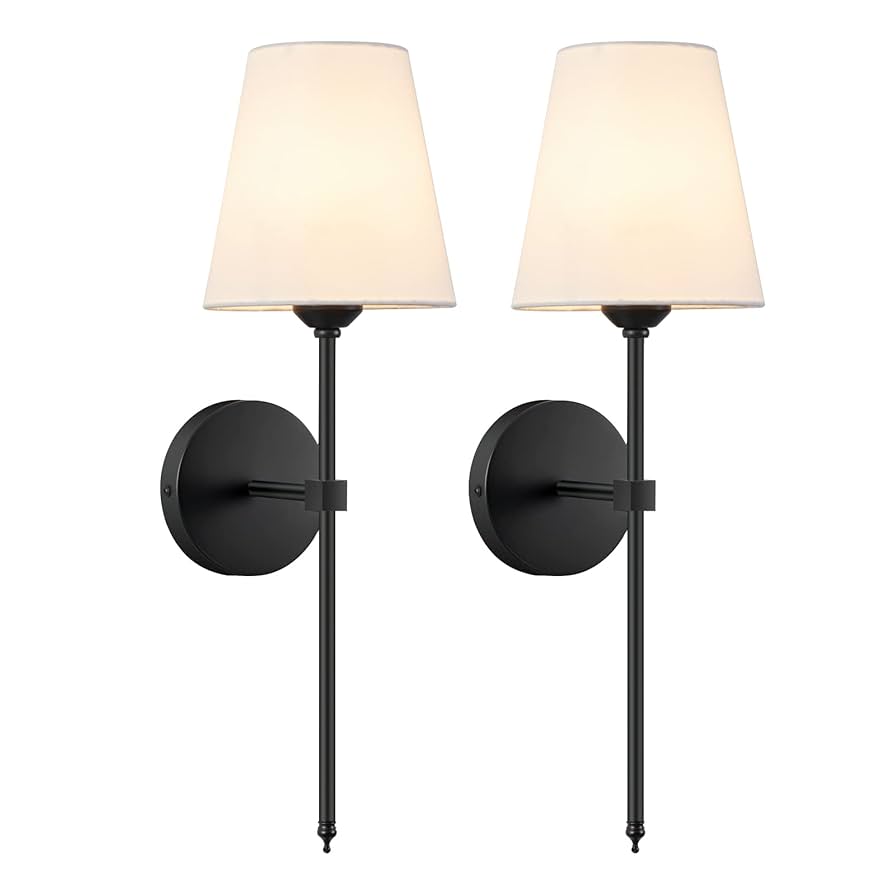 KUAUGST Wall Sconces Sets of 2, Retro Industrial Wall Lamps
