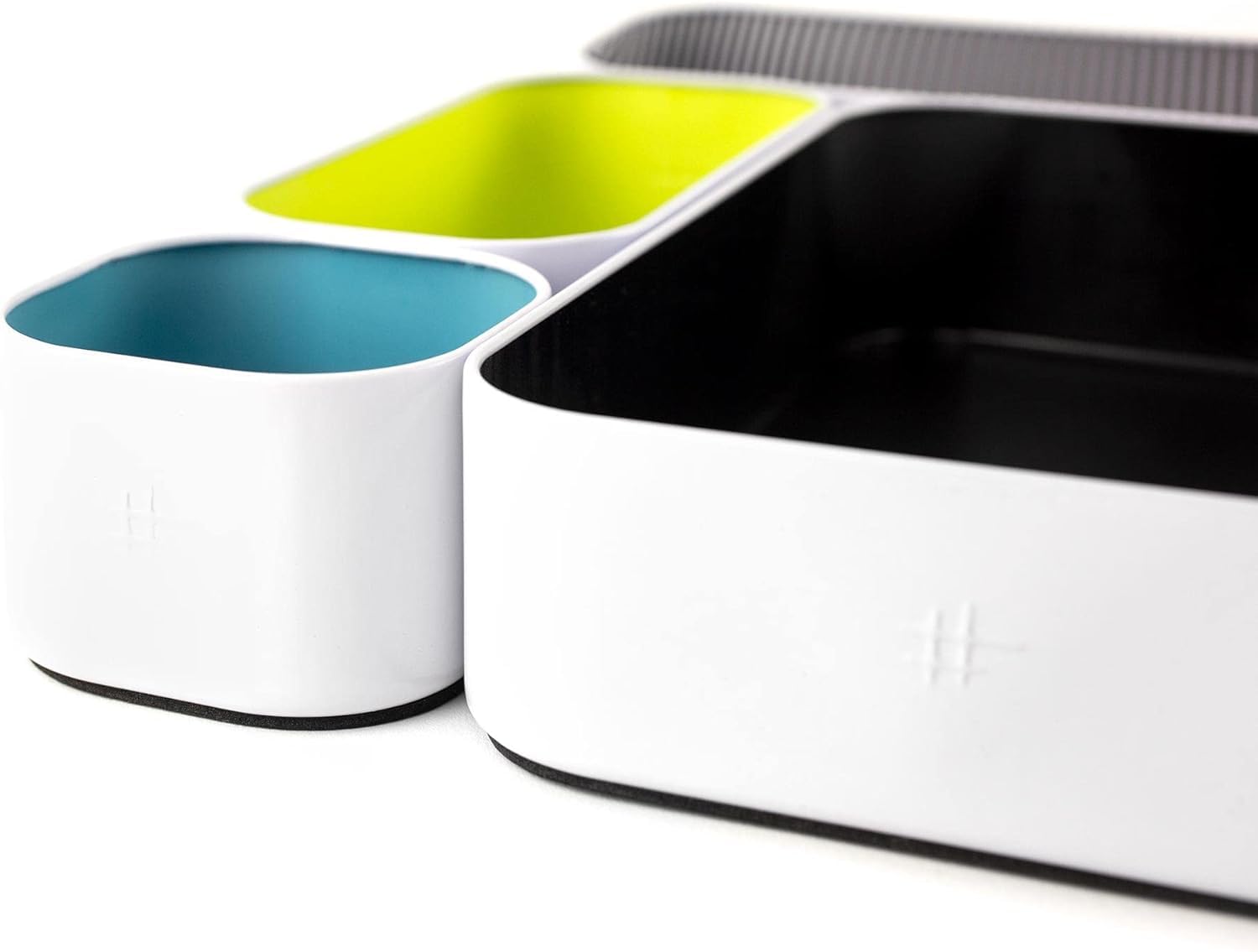Three by Three Seattle Schubladen-Organizer-Set aus Metall, 12-teilig (sortiert)