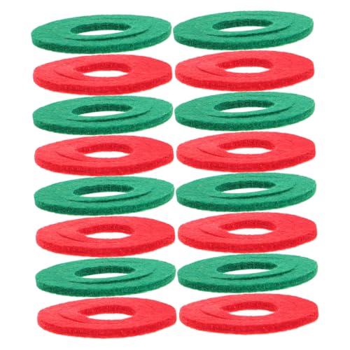 Vaguelly 10 Paia Baia Del Ghiacciaio Guarnizione Della Valvola Di Scarico Kit Di Sostituzione Doppia Valvola Di Scarico Shim Rondella Di Feltro Bornes De Bateria Carro Fibra