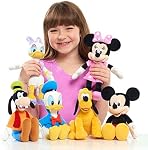 Disney Junior Mickey Mouse and Minnie Mouse Beanbag Plush 2-Pack Stuffed Animals, Officially Licensed Kids Toys for Ages 2 Up, Gifts and Presents