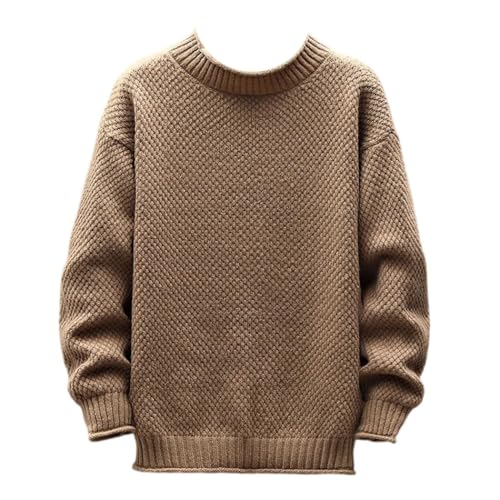Men's Half Turtleneck Sweater Pullover Long Sleeve Warm Cozy Soft Knit Comfortable Casual Modern Style