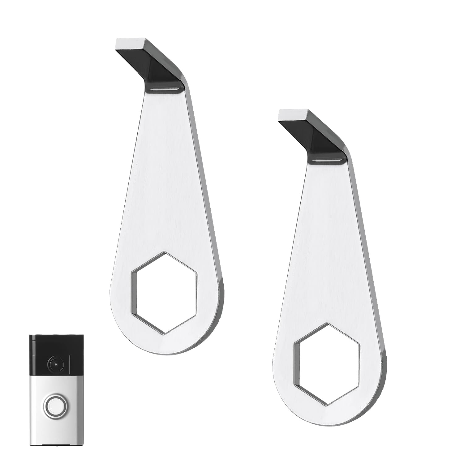 Video Doorbell Key Replacement Tool, Secure Removal Key Tool Compatible With All New R Ing Battery Doorbell 2024 Ring Doorbell Camera Opening Key Tool 2 Pack - View #5