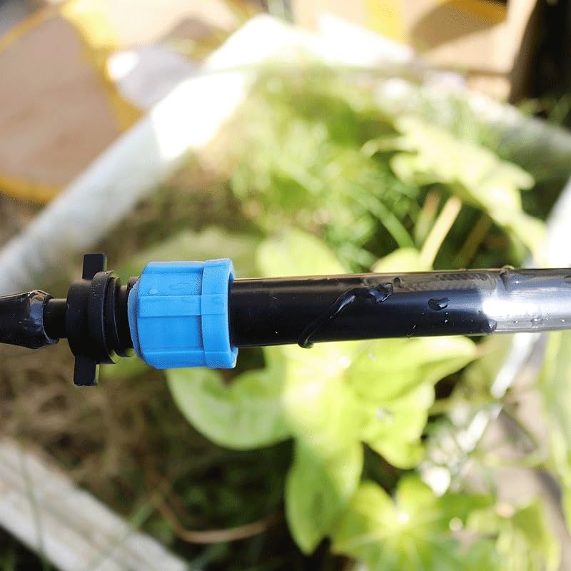 Linea di irrigazione a goccia, Tubo for irrigazione con nastro gocciolante 50M 16x0,2mm PE Patch a 1 foro Spazio 100-400mm Serra(Space400mm)