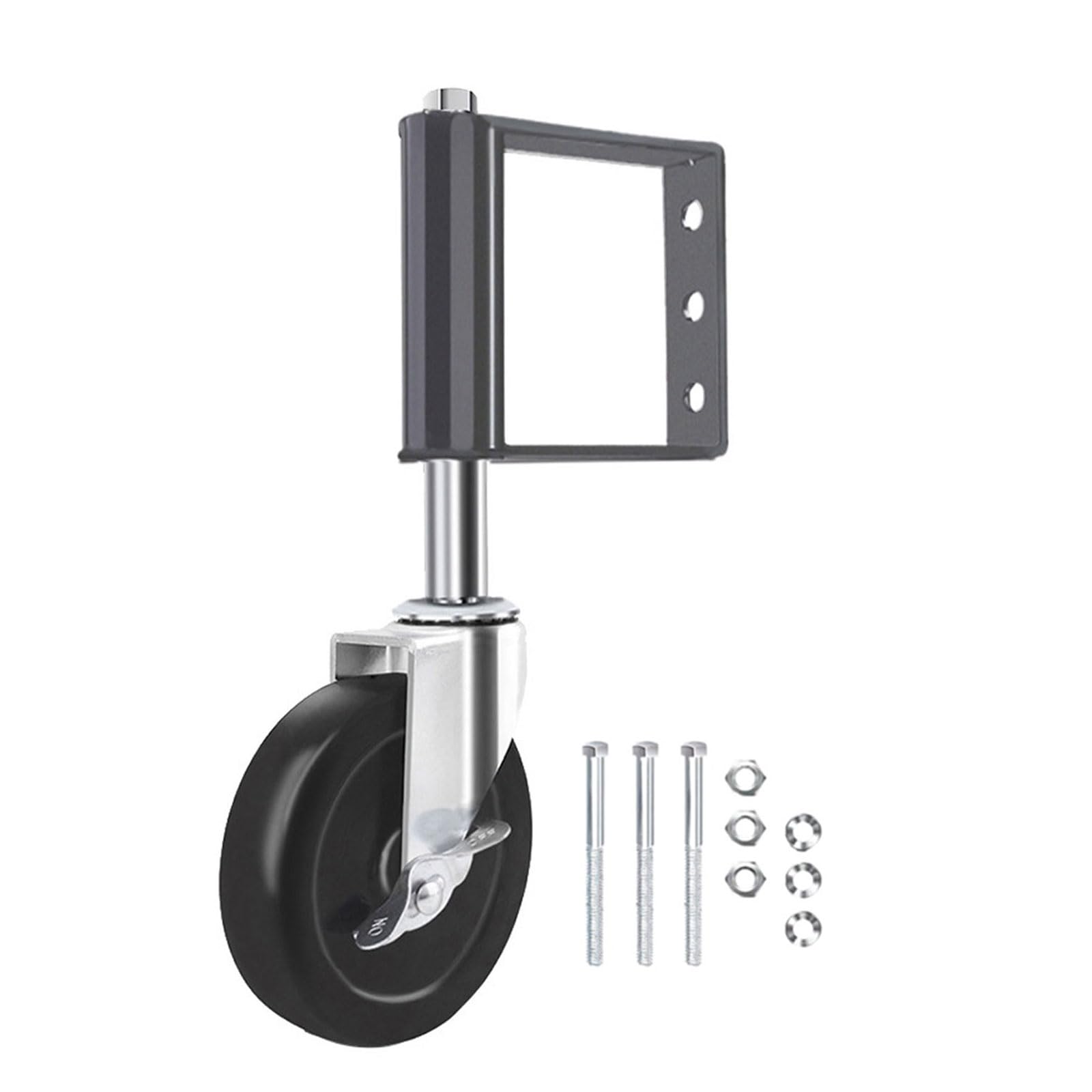 Sturdy Gate Wheel with 360 Swivels Casters Accessory for Garden Farm and Fence Daily Casual Use Farm Gate Casters
