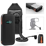 External Flash Battery Hot-Shoe Flash Battery Pack for Speedlite Canon 600EX, 600EX-RT, 600EX II-RT, 550EX, 580EX, 580EXII, MR-14EX, MR -24EX. Replaces Canon CP-E4N, CP-E4