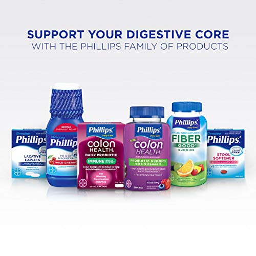 Phillips' Laxative Magnesium Caplets, 100 count, Stimulant & Cramp Free