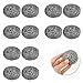 Spazzole per pulire Sfera di pulizia Utensile da cucina in lana di acciaio Spugna Cucina In Acciaio Inox Pulizia Spugne Scrubber Cucina Pagliette Acciaio Spugna In Lana D’Acciaio 12 Pezzi