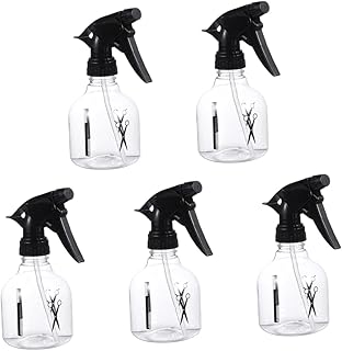 Beatifufu 5 frascos de spray de cabelo, vaporizador de água para cabelo, frasco de spray de viagem, garrafa de spray de água para cabelo, frascos de pulverização recarregáveis, garrafa de água de névoa, garrafa de spray de cabelo, frasco de spray de cabelo Pp