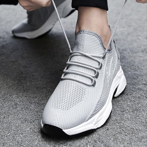 Tallure Sneakers Elevate Shoes Men, That Make You Taller by 10 cm, Orthopedic Elevator Invisible Height Lifting Casual Breathable Sneakers4