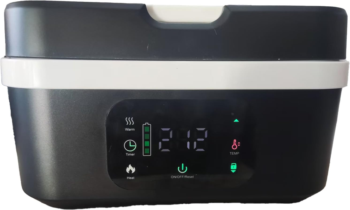 Cordless Heated Lunch Box Pro 30000mAh, 100W Fast Heating, Auto-Preheat 221°F Max & Keep Warm, 30W Fast Charging, 5.7 Cups, Rechargeable & Portable for Office, Travel, Camping, Outdoor