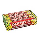 TOXIC WASTE - TAFFETTI - Strawberry Sour Taffy with Crunchy Confetti Bits – Extreme Sour Chewy Candy – Novelty Fun Snack for Kids & Adults – 2.5 oz - 24 Pack