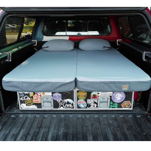 Image of HEST Dually - Portable Camping Mattress, Enhanced Memory Foam, Double Mattress, Sleeps Two