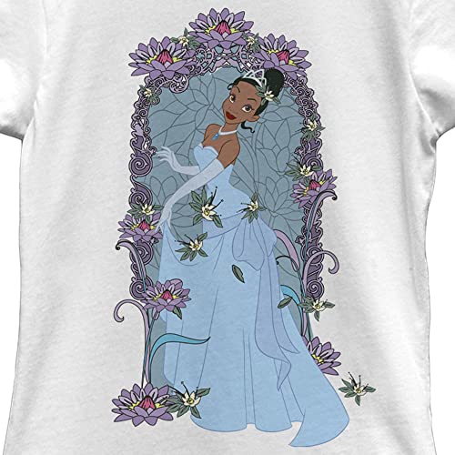 Disney Princess Tiana Love Redux Girl's Solid Crew Tee2
