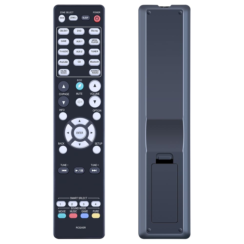 New RC024SR Replacement Remote Control for Marantz AV Receiver Compatible with NR1605 NR1606 NR1607 SR5009 SR5010 SR5011 NR1605/FB NR1605/N1B NR1605/N1SG