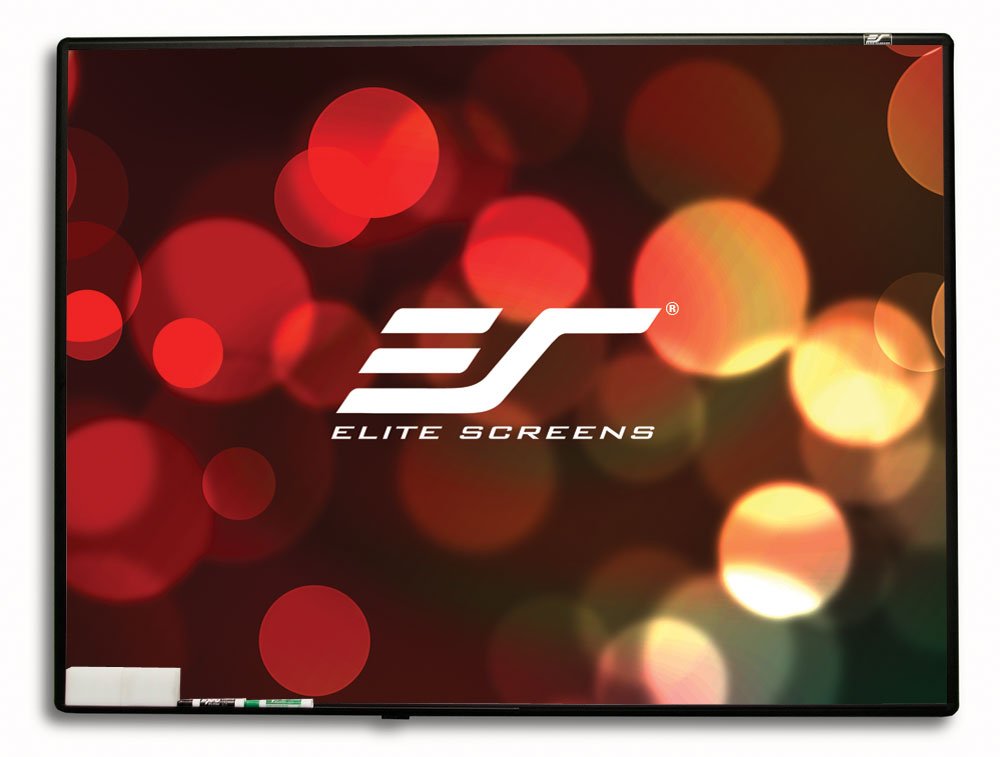Elite Screens WhiteBoardScreen™ Series, 60-inch Diagonal 4:3, Ambient Light Rejecting Dry Erase Projection Screen, WB60V