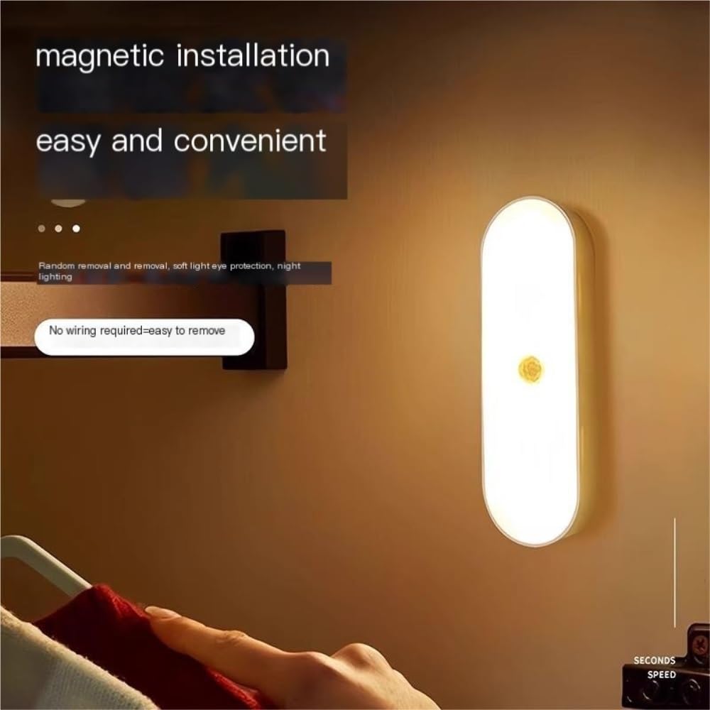 Luce notturna con sensore di movimento, lampada da parete for camera