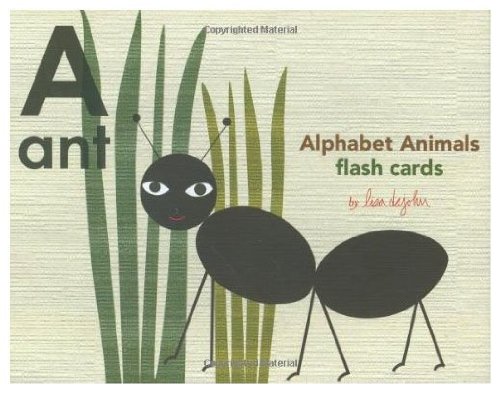 Chronicle Books Alphabet Animals Flash Cards (Alphabet Flashcards for Toddlers, Animal ABC Cards)