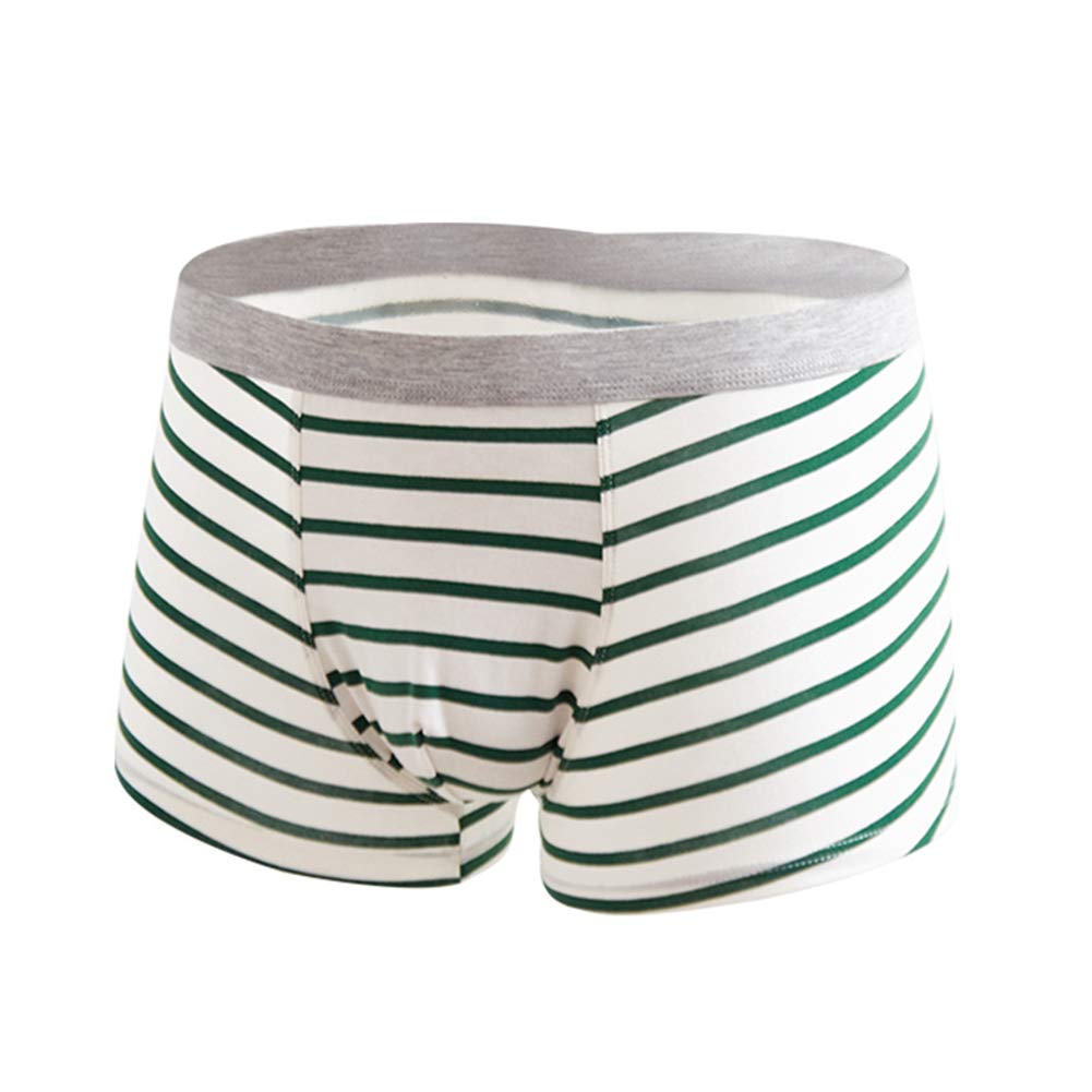 Calzoncillos bóxer de algodón suave para hombre ropa interior cómoda 6