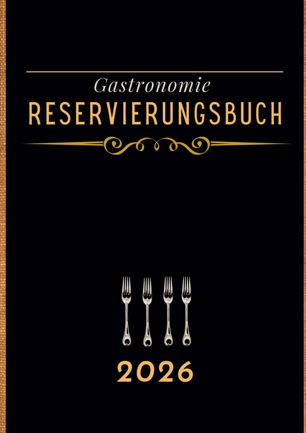 Reservierungsbuch 2026 1 Tag 2 Seiten: XXL Terminplaner für Gastronomie, Restaurant, Hotels, Gaststätte, Pensionen, Bistros. Großformat A4