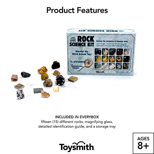 Image of STEM Toy Rock Science Kit Geology Mineral Specimen For Kid Geologists