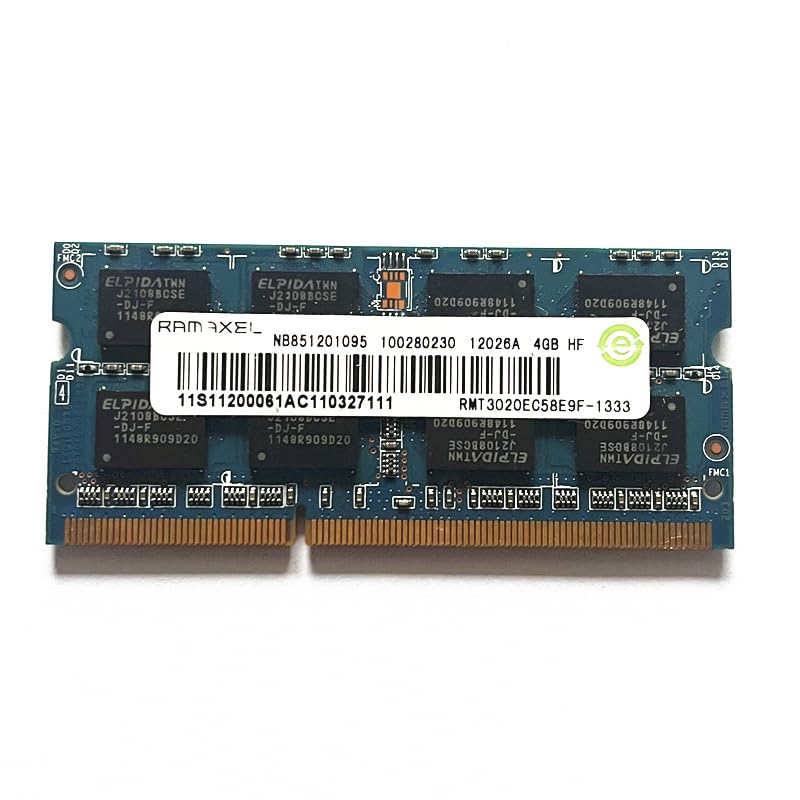 RAMAXEL DDR3 RAMS 4GB 2RX8 1333MHz 1.5V PC3-10600S 204pin laptop memory ddr3 4gb 1333 notebook rams (4GB)