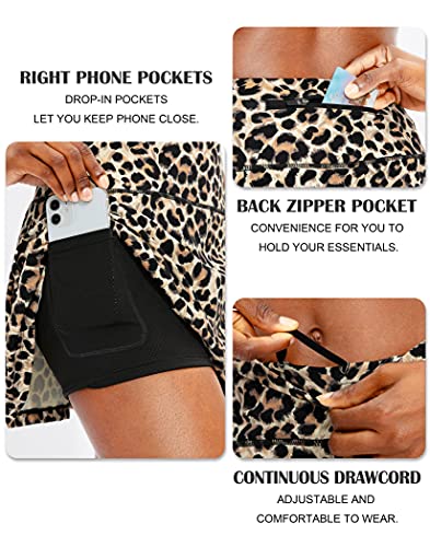 Soothfeel Pleated Tennis Skirt for Women with Pockets Women's High Waisted Athletic Golf Skorts Skirts for Workout Running4