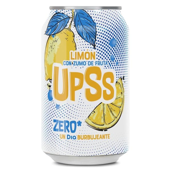 Refresco de limón zero Upss Dia lata 33 cl