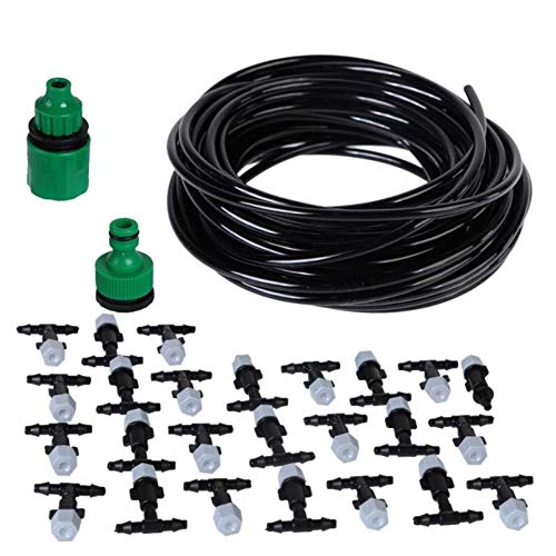 Preisvergleich Produktbild Oulensy Gartenbewässerungssystem Bewässerung Kits 5 / 10 / 20M Schlauch DIY Garten Sprinklerkopf Schlauch Pflanzen Bewässerung Schlauchleitung