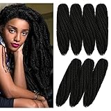 【Instrucciones para el cabello】 Marley Twist Hair tiene muchos peinados de bricolaje, puede hacerlo con el estilo que desee. Tales como: Butterfly Locs Crochet Hair, Faux Locs Crochet Hair, Marley Twist Hair. Pelo trenzado Marley Twist. Mantente creativo y encontrarás tu peinado favorito.