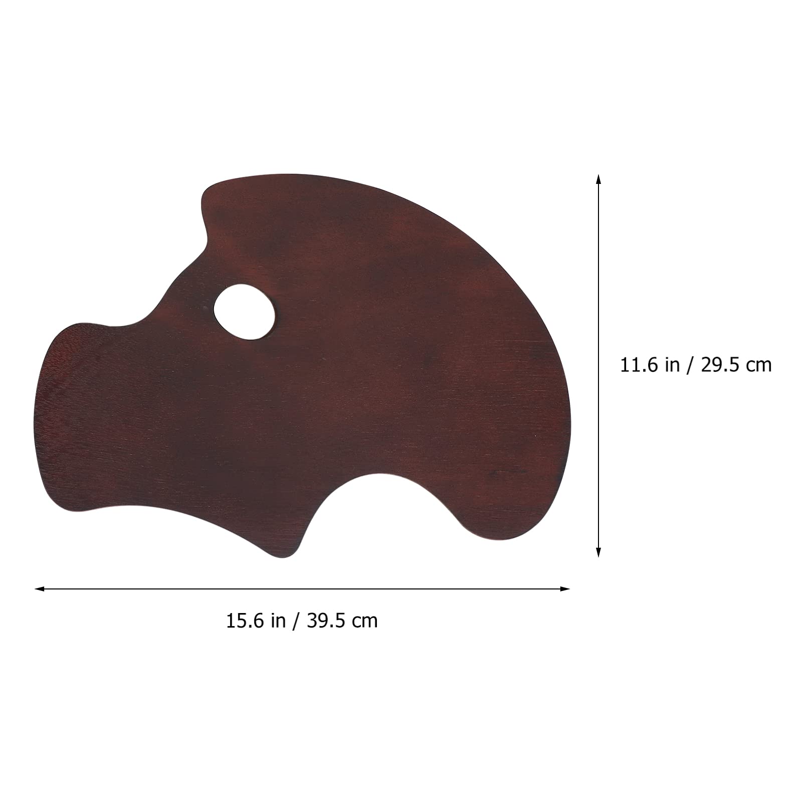 Leichte Holz Künstler Mischpalette für Ölfarben und Acrylfarben Praktische Farbmischplatte zum Malen und Selbstgemacht Art Painting