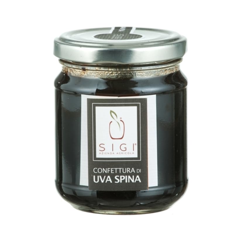 SIGI Azienda Agricola Mermelada de UVA toma | Sin colorantes, conservantes, aditivos | 100% artesanal y natural | Hecho a mano, fabricado en Italia | Tarro de 220 g.