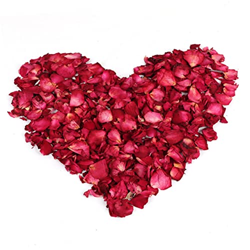 Pétalos de rosa secos naturales 100g para baño y decoración miniatura 1