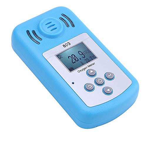 Oxygen Detector, KKmoon Oxygen Meter Portable Oxygen(O2) Concentration Detector with LCD Display and Sound-light Alarm - Thumbnail 4