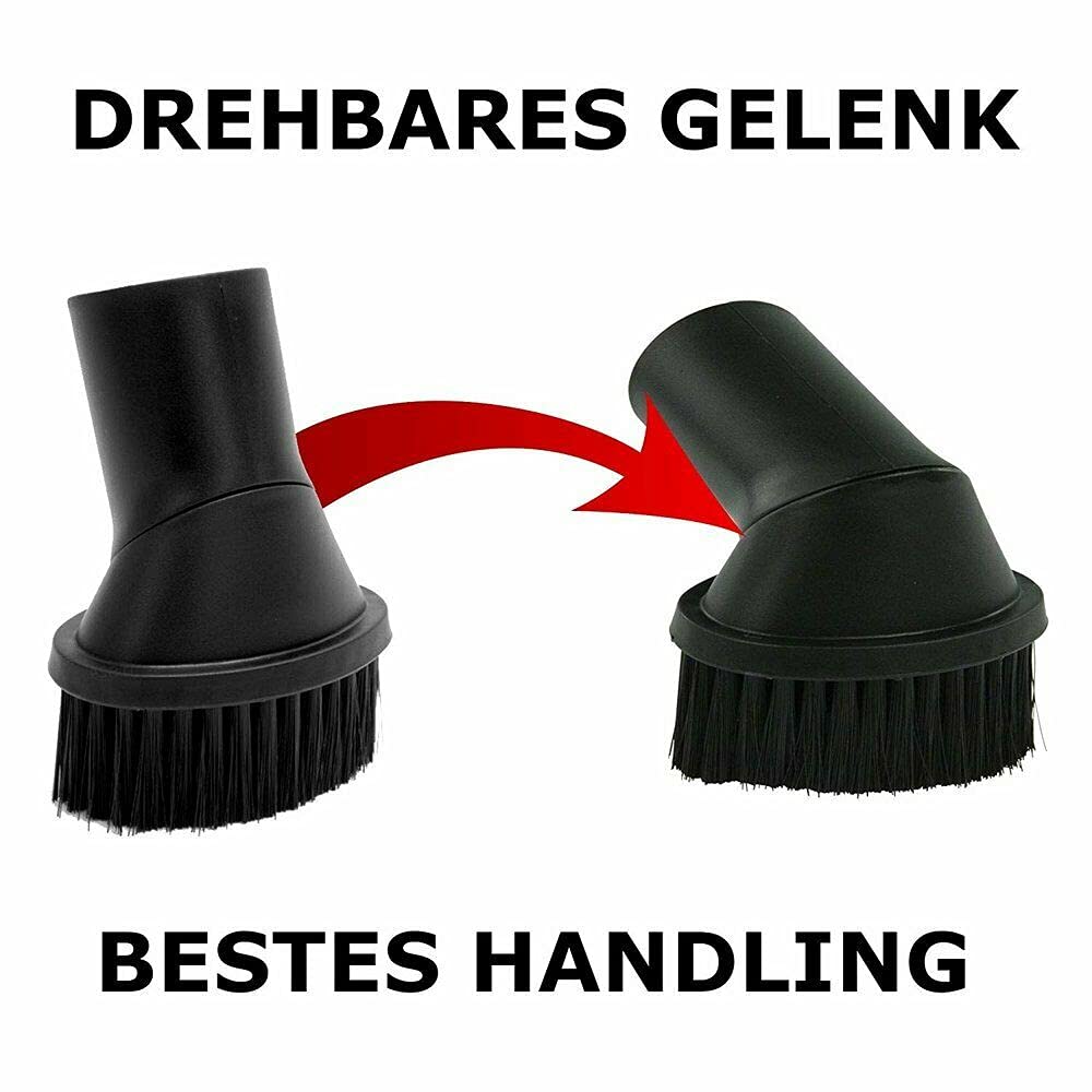Universal Staubsauger-Düse Aufsatz Set für Kärcher Miele Hyla Einhell Makita EIO Original Fuß