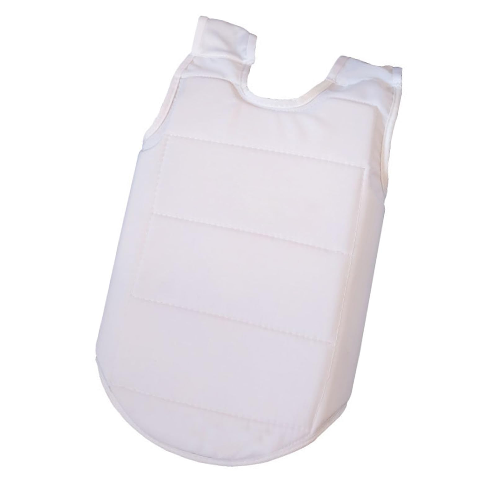 Zwwaazhf White Chest Guard Body Protector Karate Chest Protector Kickboxing Upper Body Belly Rib Pad For Kid Taekwondo Polyester Guard