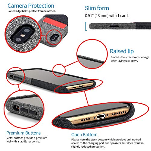 Dockem Luxe M1 Cover Portafoglio per iPhone XS/X