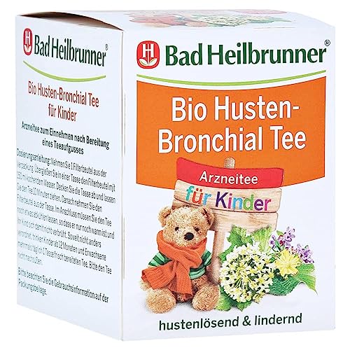 Bad Heilbrunner® BIO Husten-Bronchial Tee für Kinder - 1er Pack