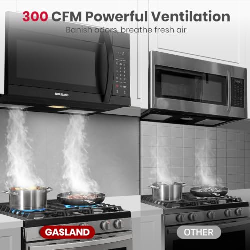 Image of GASLAND Over the Range Microwave 30 Inch, 6 One Touch cook, 11 Power Levels