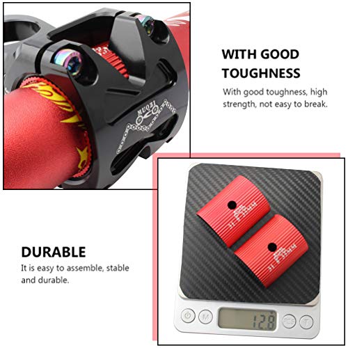 FAVOMOTO 2Pcs Adaptador Da Haste Haste De Liga de Alumínio Bicicleta Guiador Shim Adaptador Redutor