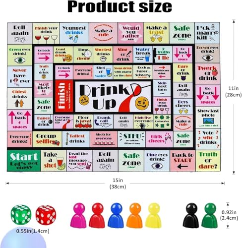 Juego de mesa para fiesta, 2-8 jugadores, adultos 21+ miniatura 2