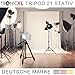 TronicXL 360° Kamerastativ Universal Dreibein Kamera Stativ Aluminium 130cm für DSLR kompatibel mit Canon EOS Nikon Samsung Canyon Rollei Sony Slider lumix G Fotokamera Videostativ Photostativ