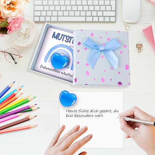 WWISTOA Mutstein Schultüte mädchen Jungen Einschulung Geschenk Schulkind 2025 mädch Kleinigkeiten für die Schultüte Geschenke zur Einschulung Schultüte Lernstein zur Einschulung